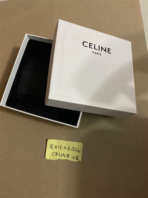 celine 盒|標誌印花及牛皮革大型珠寶盒 .